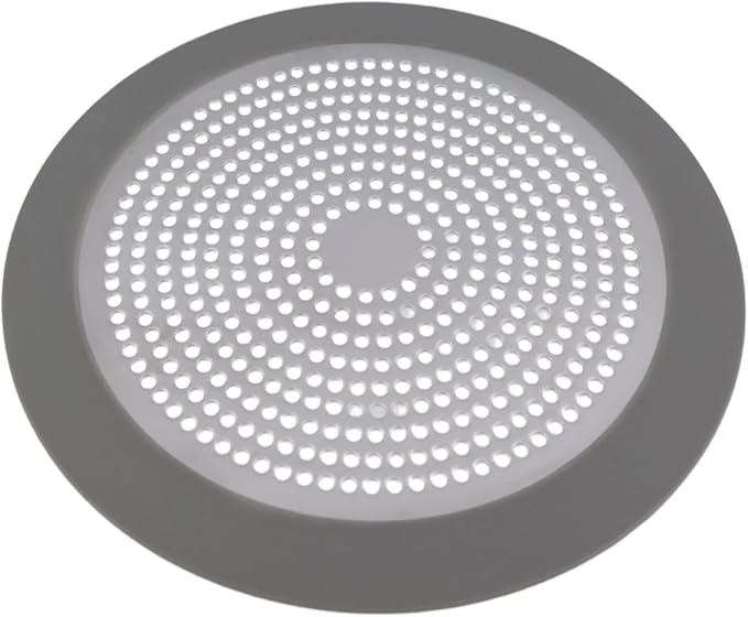 2 Pcs Shower Drain Hair Catcher 5.7"x5.7" Stainless Steel Shower Drain Cover Easy to Clean for Bathroom
