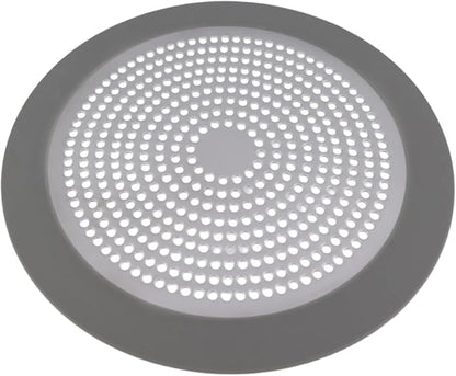 2 Pcs Shower Drain Hair Catcher 5.7"x5.7" Stainless Steel Shower Drain Cover Easy to Clean for Bathroom