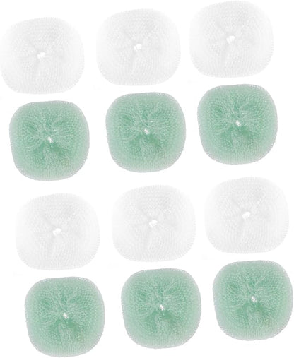 FOMIYES 1set Multi Functional Cleaning Balls for Pots and Bowls Scouring Balls with Strong Cleaning Power Material for Everyday Kitchen Cleanup 12pcs