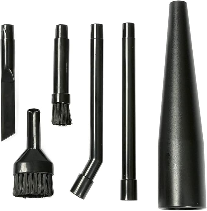 Micro Cleaning Kit Vacuum Attachments For Compact Wet Dry Shop Vacuum 1-1/4 in 6-Piece
