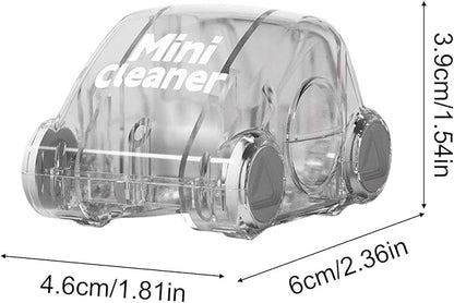 Desk Cleaner - Compact Cleaner, Desktop, Dust Collector, Crumb Remover | Lightweight Portable Cleaning Tool for School Table Office Travel Daily Use