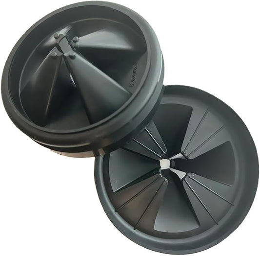 3-3/8 Inch Garbage Disposal Splash Guard, Upgraded Quiet Collar Sink Baffle Drain Plug, Replacement for InSinkErator Evolution Series Disposals，2 PCS