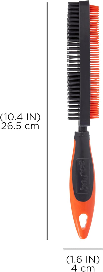 Bounce Lint Brush Duo, Dislodge and Sweep Away Debris, Lint, and Dust, Dual-Sided Rubber Bristles, Reusable and Easy to Clean