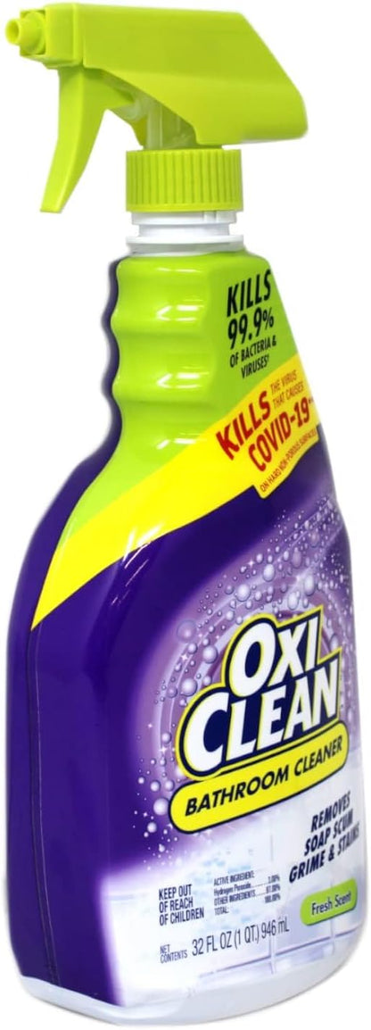 OxiClean Shower, Tub & Tile Cleaner 32 oz (Pack of 2)