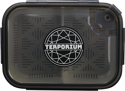 Dual Compartment Cleaning Bin | Compact, Durable, and Highly Functional with Dual Removable Baskets | The Ultimate No-Spill Cleaning Solution