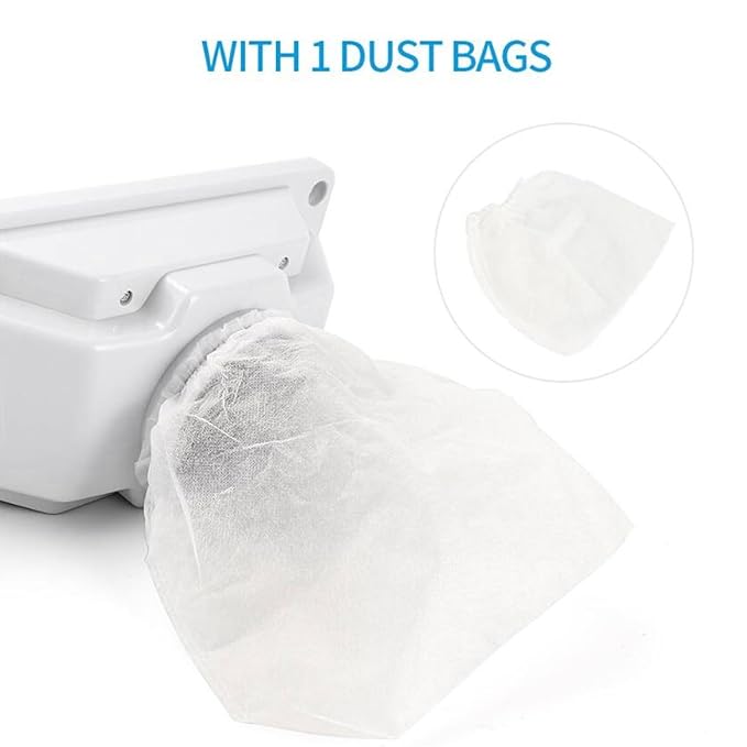 6W Nail Dust Collector, Quiet Desk Vacuum Cleaner, Dust Collector with Fan for Nails (US Plug 110V)