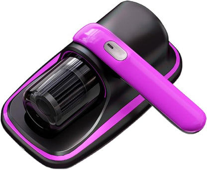 Bed Vacuum Cordless - Portable UV Bed Cleaning Vacuum, Roller Brush Duster | for Sofa Mattress, Removable Filter System, Lightweight Home Cleaning Tool for Dust and