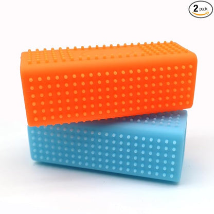 2pcs Pet Dog Cat Hair Remover, Pet Hair Removal Tool, Car Carpet Cleaner, Rubber Brush Roller, Dog Remover for car，Interior, Furniture, Sofa