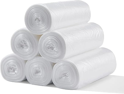 TYPLASTICS 33 Gallon Clear Trash Can Liners - 33" x 40" - High Density Garbage Bags - Case of 500 - Multipurpose for Office, Outdoor, Recycling, Industrial and Commercial