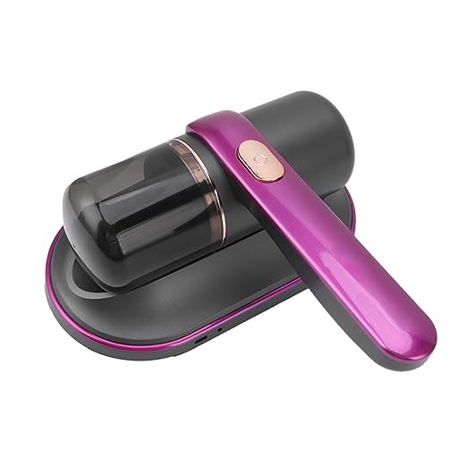 Cordless Vacuum Cleaner 10KPa Suction Low Noise Handheld Bed Vacuum Cleaner with 2Pcs Washable Filters for Sofa Carpet