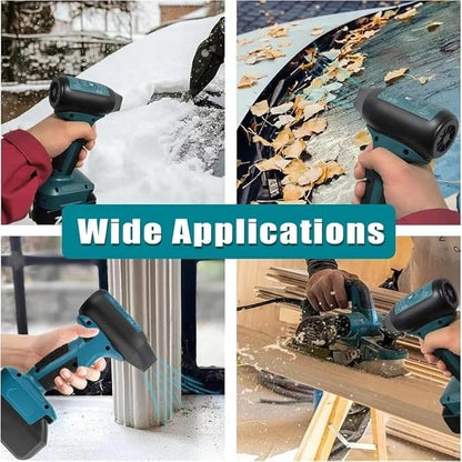 Mini Jet Dry Blower Turbo Fan Compatible with Bosch 18V Battery, for Bosch Battery Powered 130000RPM Portable Handheld Cordless Blower for Car, Leaf, Workshops, Lawns, Cleaning(no Batteries)