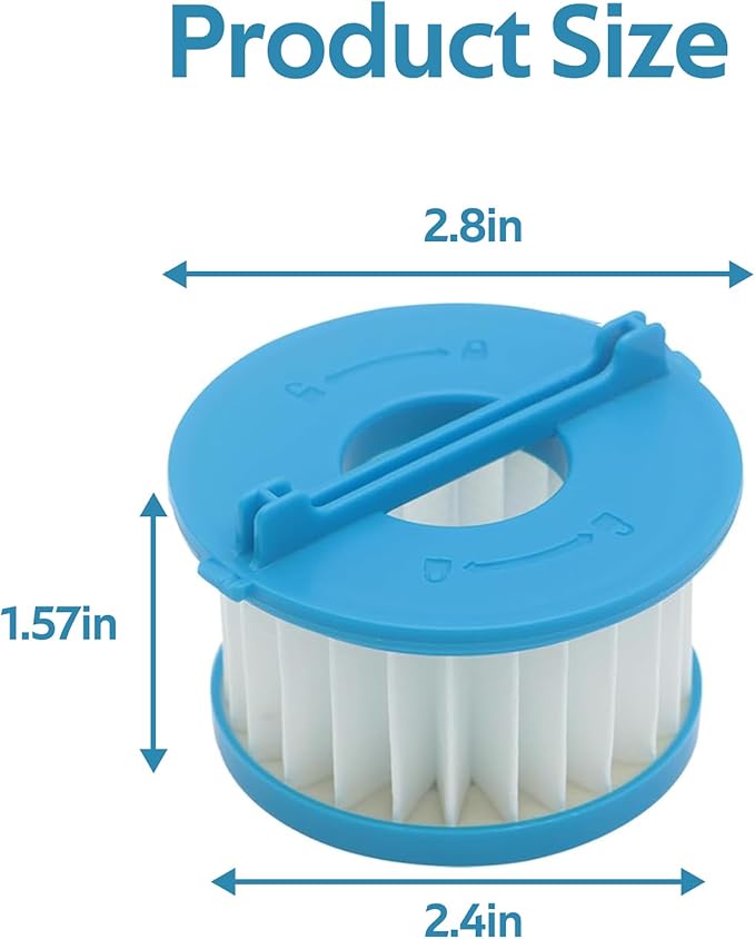 4 Pack A32F02 Replacement Filter Compatible with Ryobi 18V ONE+ Wet/Dry Hand Vacuum PCL702 PCL702B PCL702K