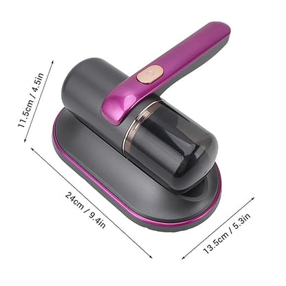 Cordless Vacuum Cleaner 10KPa Suction Low Noise Handheld Bed Vacuum Cleaner with 2Pcs Washable Filters for Sofa Carpet