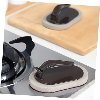 5pcs Nano Carborundum Sponge for Kitchen Cleaning Innovative Sponges Handle for Pot and Utensil Cleaning and Easy to Use