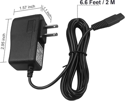 9V Charger for Electric Spin Scrubber, Compatible with LABIGO Cordless Spin Scrubber LA1 Pro, Replacement for Voweek VWS211 Power Cord Adapter