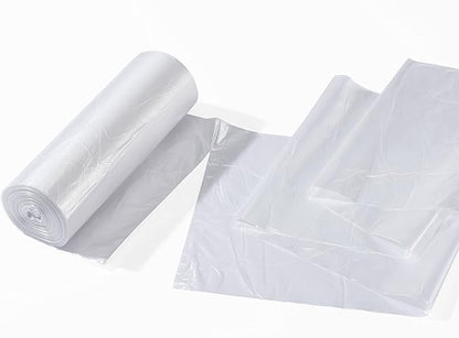 TYPLASTICS 20-30 Gallon Clear Trash Can Liners - 30" x 37" - High Density Garbage Bags - Case of 500 - Multipurpose for Office, Outdoor, Recycling, Industrial and Commercial