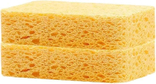 Kitchen Wood Pulp Magic Sponge Eraser For Washing Dishes Cooktop Tableware Pan For Home Cleaning Tools(2 Pcs)