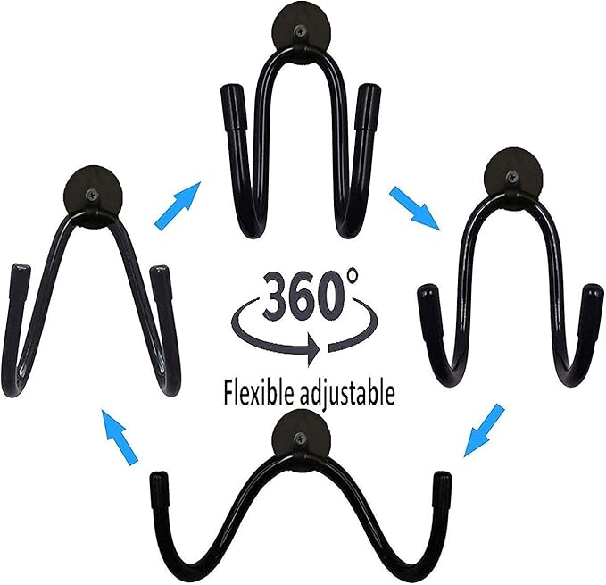 AUXPhome 2Pack Magnetic Hanger Magnetic Hook for Cowboy Hat, Hard hat, Cords,Tools,Bags,Towels, Shoes, Toys, Umbrella, Hand Tools, etc - Strong Magnet - No Scratches to The Surface
