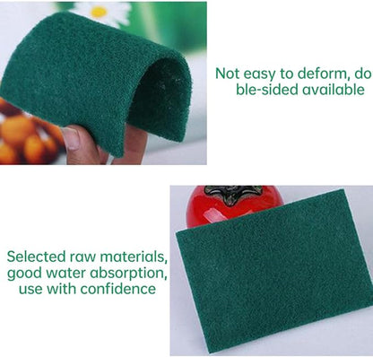 Heavy Duty Scouring Pads Non Scratch Cleaning Sponge Kitchen Dishwashing Fibre Scrubber 24PCS Cleaning scouring Pads