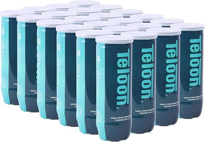 Teloon Championship Tennis Balls - Extra Duty - Regular Duty Felt Pressurized Tennis Balls