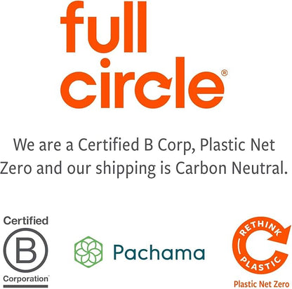Full Circle Micro Manager, Deep Cleaning Brush for Crevices, Shower, & Grout, Tough Bristles, Sustainable Bamboo Handle, White