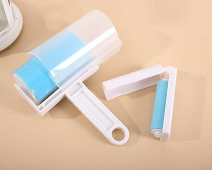 Reusable Lint Roller for Pet Hair, Washable Lint Remover for Clothes and Furniture, Portable Sticky Roller with Eco-Friendly Silicone/Gel Technology, Travel Size Included