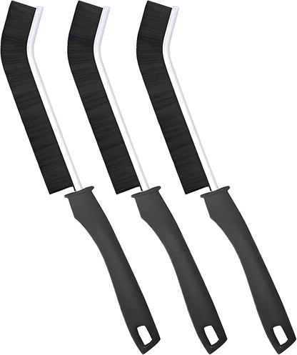 Grout Brush Stiff Bristle, Crevice Cleaning Brush for Tight Spaces, Multi-Surface Scrubber for Kitchen Sink, Bathroom Tile,Toilet,Window Tracks & Faucets - 3 Pack