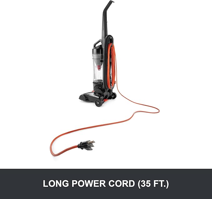 Hoover Commercial TaskVac Vacuum Cleaner, Bagless Upright Vac for Carpet, Lightweight, 35 Foot Cord, Easy Maintenance, with Accessory Pack, Powerful Vacuum Cleaners for Commercial Use