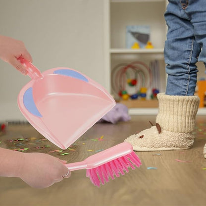 Zerodeko 1set Dustpan and Whisk Broom Set Compact Cleaning Brush and Dustpan for Household Use for Desktop and Pet Hair Cleanup Convenient Storage