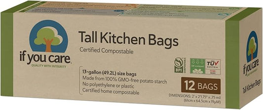If You Care Tall Kitchen Bags, 13 gal, 12 Count
