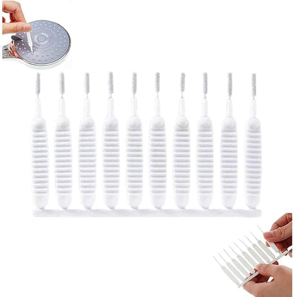 Gap Hole Anti-Clogging Cleaning Brush, 2026 Upgrade Shower Head Brush Shower Head Cleaning Brush Shower Head Cleaner Tool Multifunctional Shower Head Cleaning Brushes for Household Bathroom (10Pack)