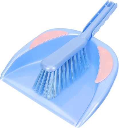 Zerodeko 1set Dustpan and Broom Home Cleaning Ergonomic Design for Desktop Car Interior and Narrow Corners Portable Dustpan Supplies Convenient Dust Cleaning Tools