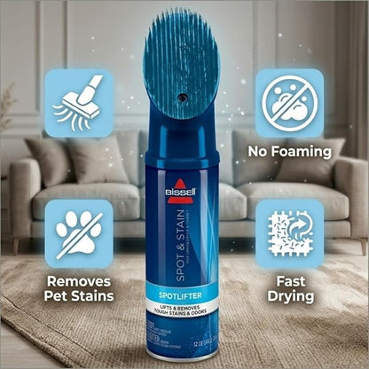 No Scent Upholstery Cleaner 12 oz Liquid – and Couch – Rug and Carpet Cleaner – Car Spray – Compatible with Bissell Solution – Pack of 2