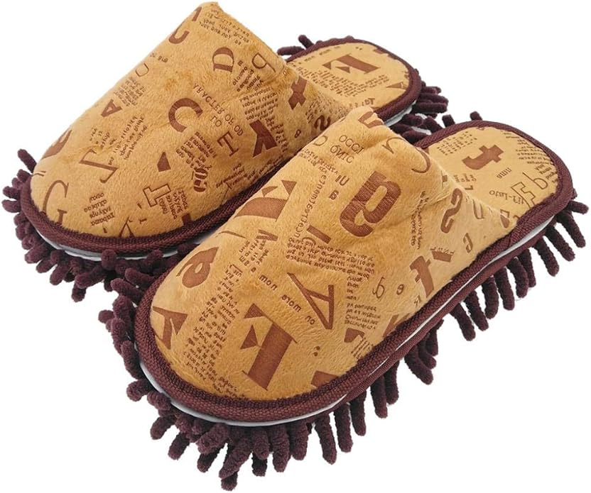 Selric Super Chenille Microfiber Washable Mop Slippers Shoes, Detachable Mopping Shoes, Floor Dust Dirt Hair Cleaner, Multi-sizes Multi-Colors Available