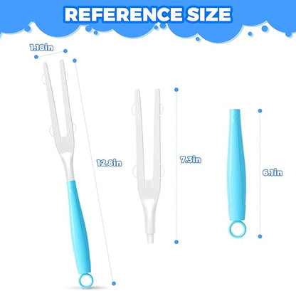 10PCS Duster Refills Folding Handles Set Compatible with Swiffer Dusters,Disposable Static Dust Removal Brush Handle for Dusting Electronics,Furniture,Blinds,Ceiling Fans (10, Blue)