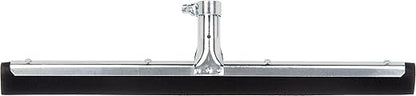 SPARTA Flo-Pac Double Foam Floor Rubber Squeegee Window Squeegee with Heavy Duty Steel Frame for Floor, Concrete, Tile, Garage, Commercial Use, 18 X 1.5 X 3 Inches, Black, (Pack of 10)