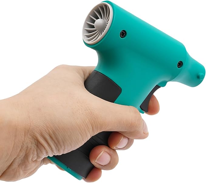 Electric Air Duster, 13000RPM Compressed Blower Fan Multi-Functional Tiny Electric Cleaner 3 Speeds Adjustable Rechargeable Air Blower for Keyboard PC Deep, Car, Home Cleaning (Green)