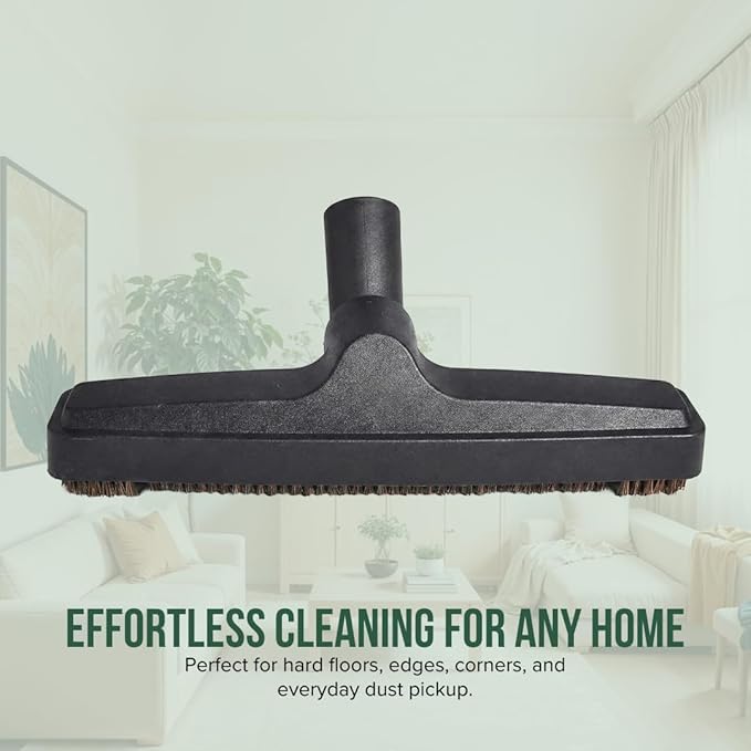 Selgo Universal 1 ¼ Inch (32mm) Black Vacuum Cleaner Floor Brush 12" Wide (12" Floor Brush), Pack of 10