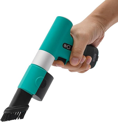 Electric Air Duster, 13000RPM Compressed Blower Fan Multi-Functional Tiny Electric Cleaner 3 Speeds Adjustable Rechargeable Air Blower for Keyboard PC Deep, Car, Home Cleaning (Green)