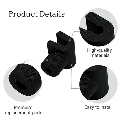 Snap Handle Connector Accessories Compatible with Rev-A-Shelf 27-Quart Soft Close Double Pull Out Trash Can, Trash Can Replacement Parts (8)