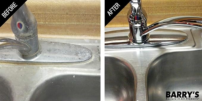 Barry's Restore It All Products - Hard Water Scale Rescue (Single 16oz.) | The Ultimate Solution for Hard Water! Remove: Lime Deposits, Calcium, Tarnish & Rust!