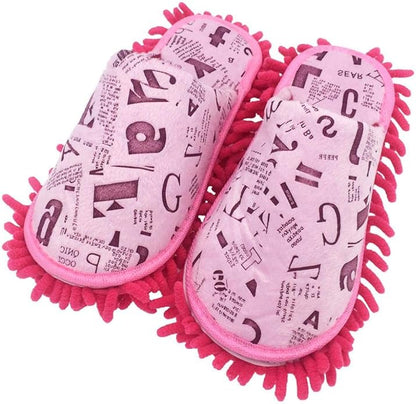 Selric Super Chenille Microfiber Washable Mop Slippers Shoes, Detachable Mopping Shoes, Floor Dust Dirt Hair Cleaner, Multi-sizes Multi-Colors Available