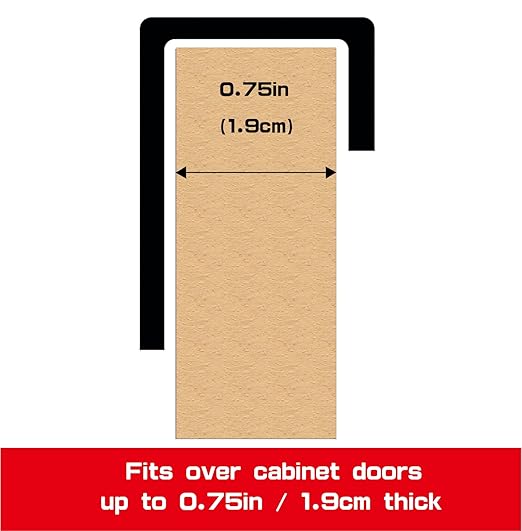 FitWell Over-The-Cabinet-Door Grocery Installation Plastic Recycling & Trash, Under Sink Garbage Bag Holder, Trash Bag Holder Rack for Recycled Reusable Disposable Grocery Bag (Industrial Gray)