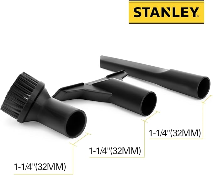 Stanley 13-3303 Cleaning Kit Fits for Wet Dry Vacuum 1-1/4" hose, 3 Pack