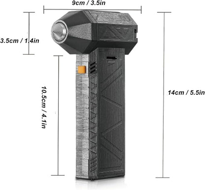 Mini Jet Blower, 130000 RPM Portable Handheld Powerful Fan, Rechargeable Cordless Air Blower for Cleaning