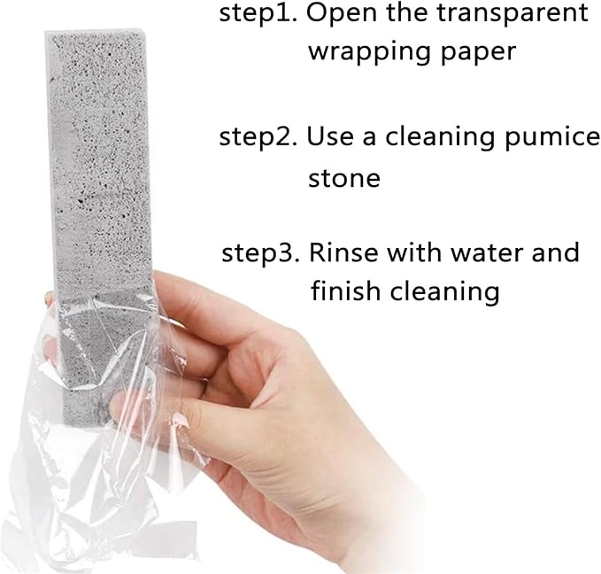 Pumice Stone Toilet Cleaning Bowl Stick,Remove Toilet Bowl Hard Water Rings,Calcium Buildup and Rust Suitable for Cleaning Toilet Bathroom,Kitchen Sink,BBQ Oven Grill,Pools,Spas,20 Pcs