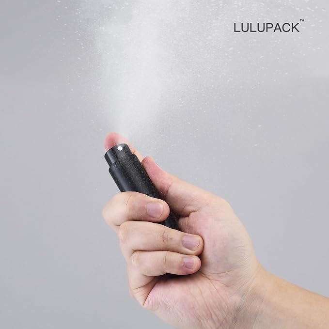 Lulupack Travel Perfume Bottle Refillable - Cologne Spray Atomizer Mini - Small Travel Size Empty Sprayer for Refill Sample Container - Portable Fragrance Decant Dispenser for Women Men 8ml 6PCS Green
