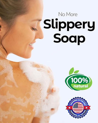 100 Pcs Soap Bags with Drawstring, 5.3'' x 3.7'' Natural Soap Savers for Bar Soap Exfoliating Sisal Mesh Soap Bags for Soap Bars, Scrubbing & Massaging Shower Pouches for Men & Women