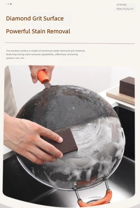 Thickened dishwashing Sponge (scouring pad/Magic Eraser), Suitable for Kitchen dishwashing and Pot Cleaning