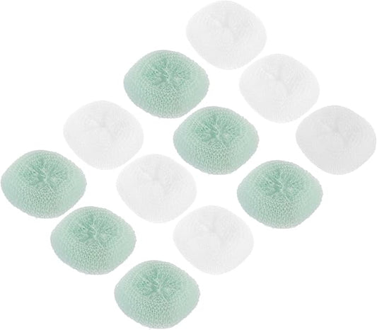 KOMBIUDA 12pcs Multi-Functional Household Cleaning Balls for Pots and Dishes Strong Scouring Power Durable Material for Kitchen and Outdoor Cleaning Tasks